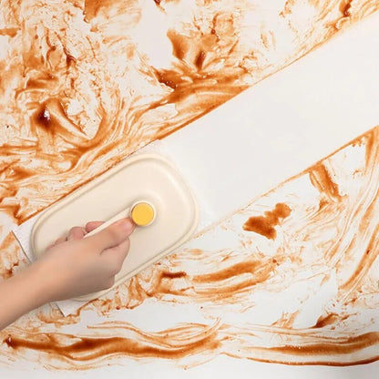 All-in-one Magic Brush, designed to tackle kitchen, bathroom, and toilet surfaces, including glass walls, handles, ceramic, and more